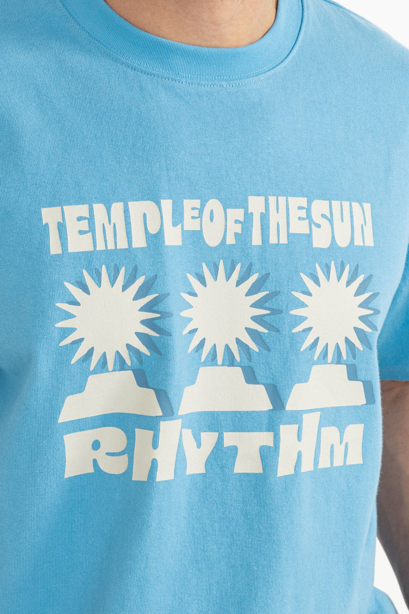 Temple Of The Sun Vintage Ss T-Shirt Blue