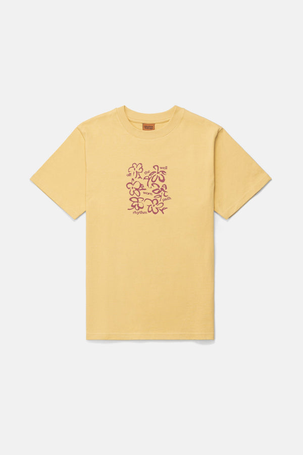 Florist Vintage Ss T-Shirt Yellow