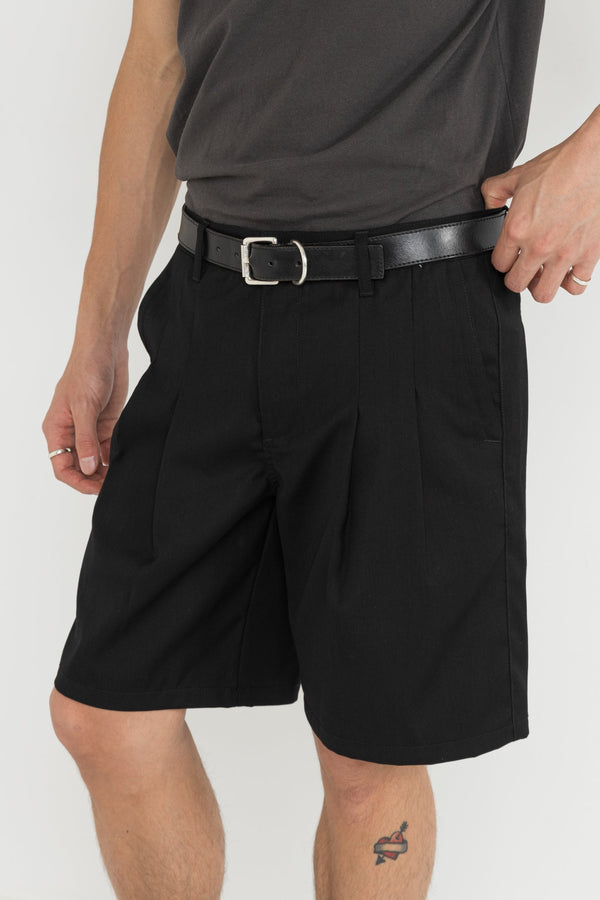 Jesse Pleated Short Black