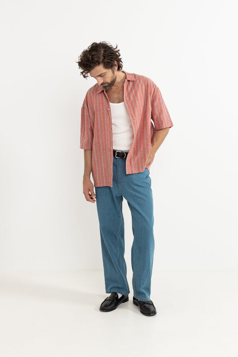 Charlie Relaxed Ss Shirt Red