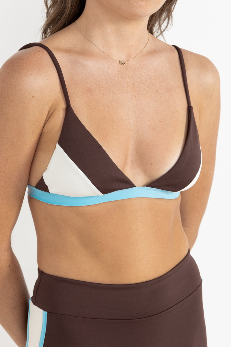 Piper Active Bralette Brown