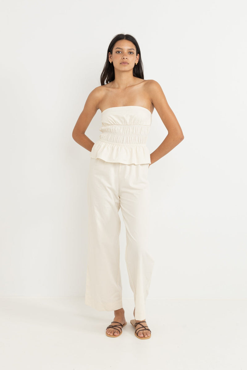 St Tropez Jumpsuit Cream