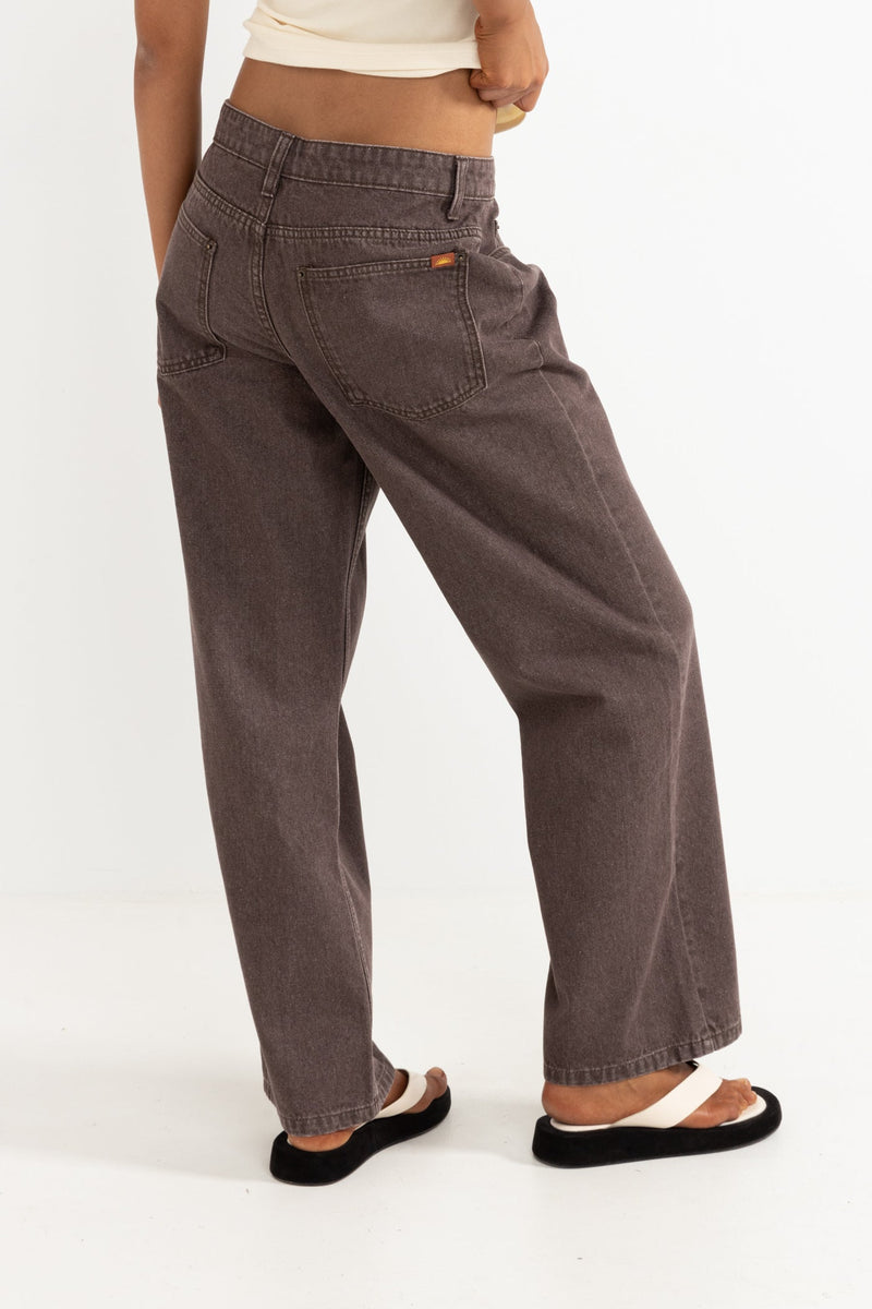 Charlie Low Rise Denim Jean Chocolate