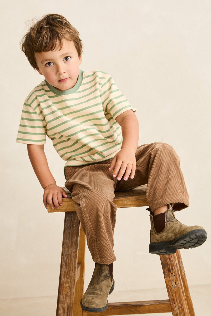 Kids Vintage Stripe Ss T-Shirt