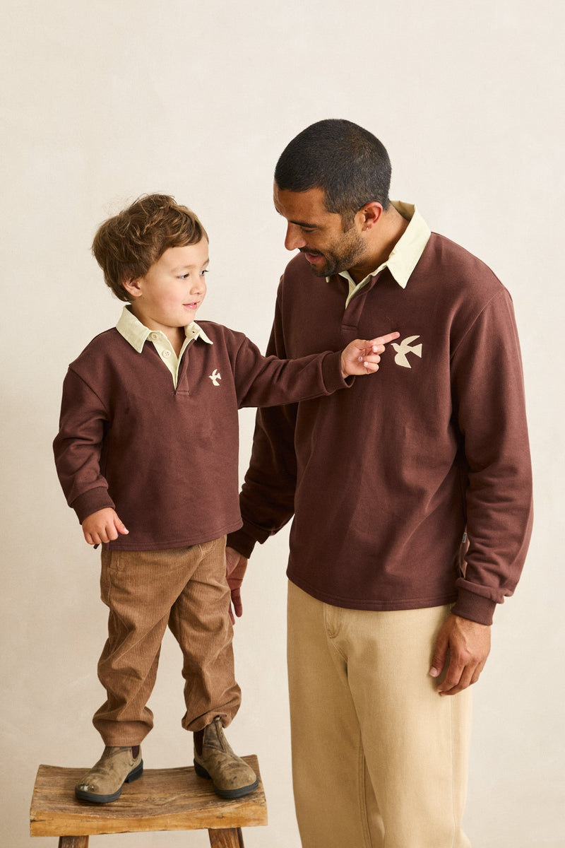 Kids Dreamin Ls Rugby Polo