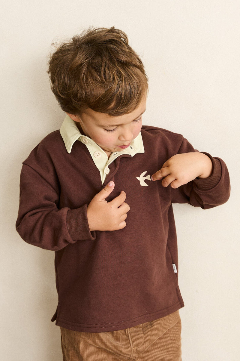 Kids Dreamin Ls Rugby Polo