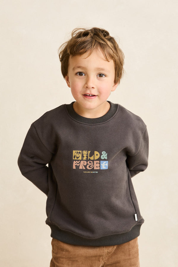 Kids Wild And Free Pullover