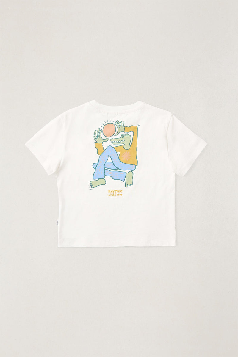 Kids Sun Croc Ss T-Shirt