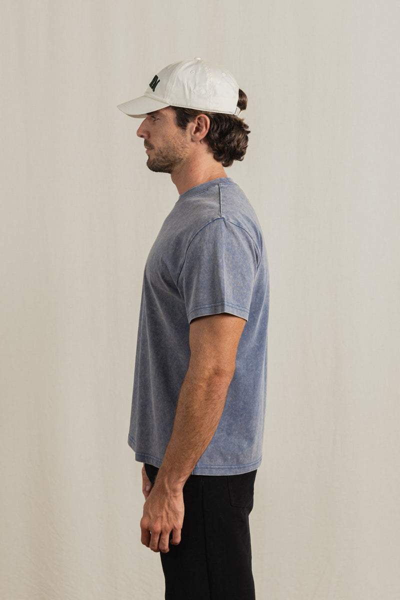 Awake Band T-Shirt Indigo