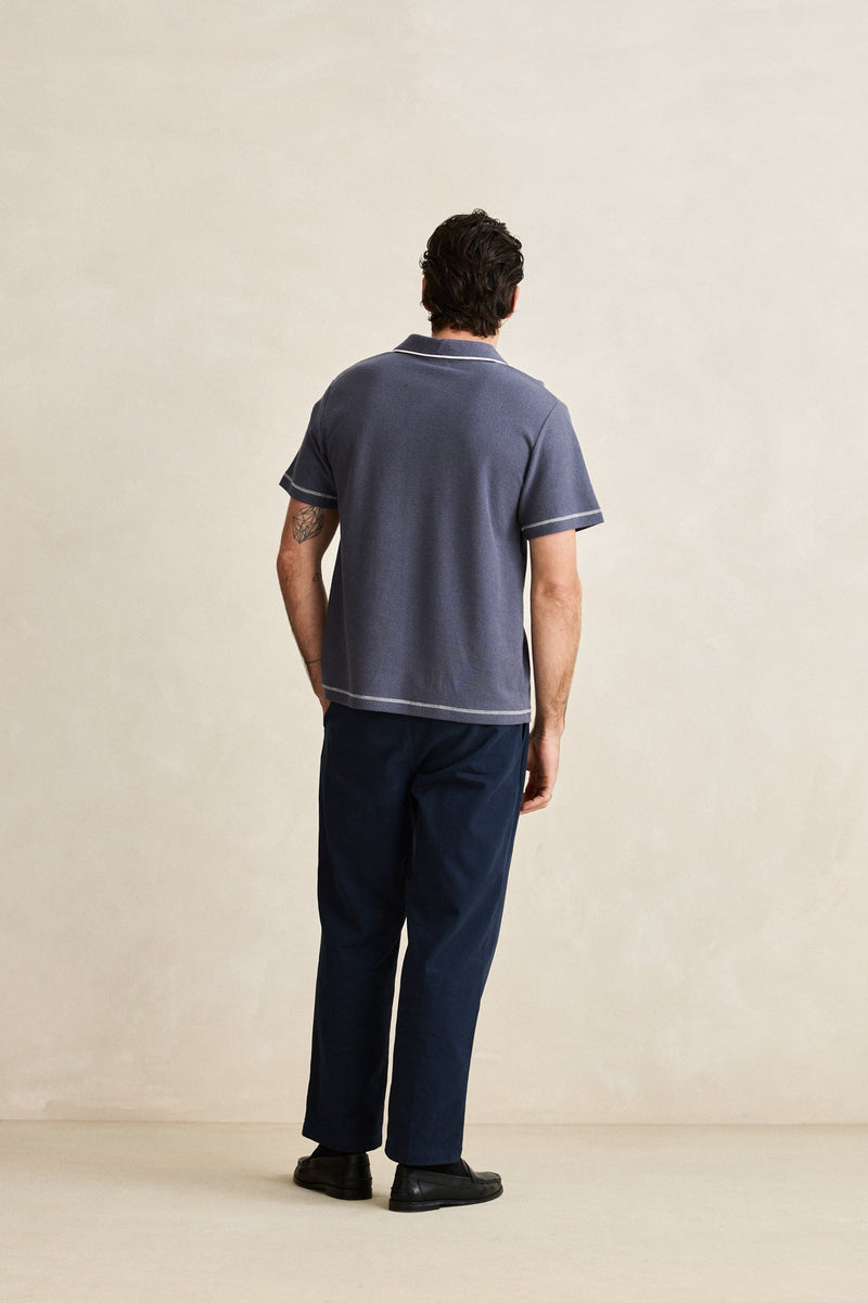 Ladder Vintage Terry Polo Vintage Navy