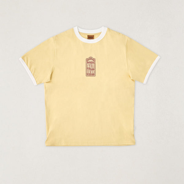 Pressed Petal Ringer T-Shirt Sunset Yellow – Rhythm US