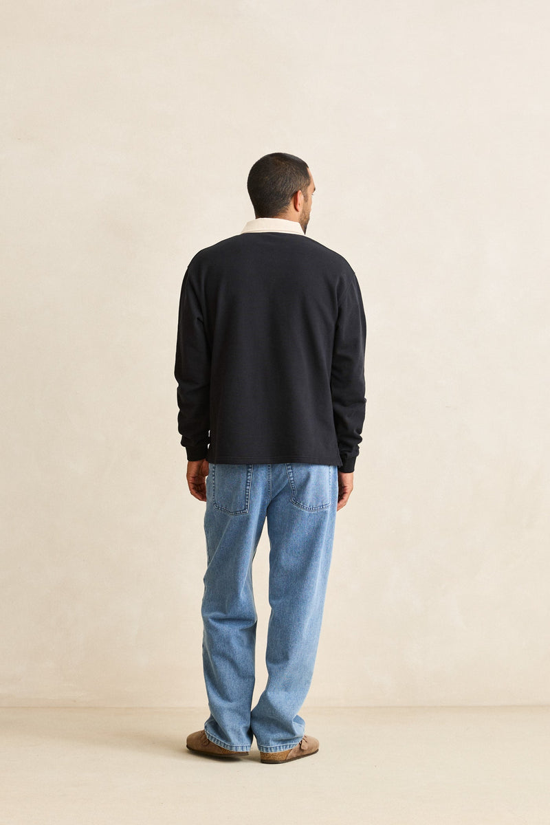 Essential Rugby Polo Charcoal