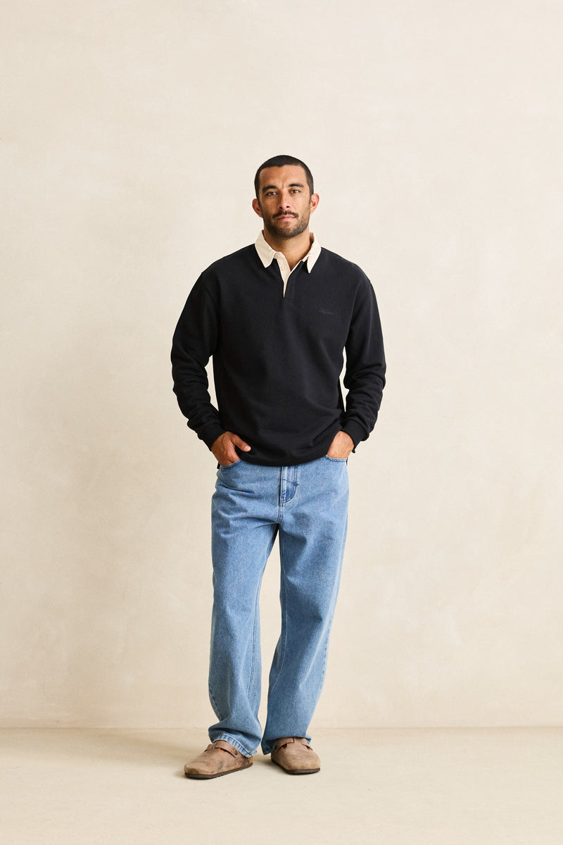 Essential Rugby Polo Charcoal