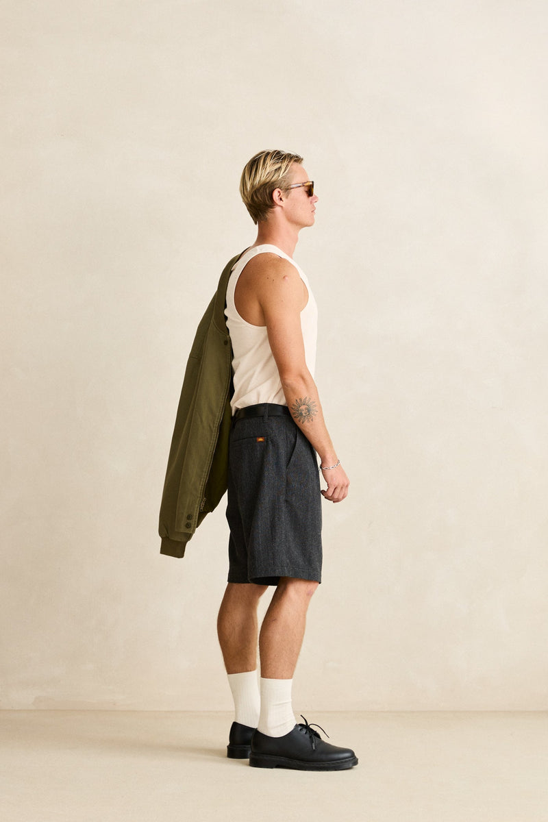 Textured Jersey Singlet Natural