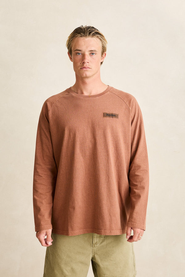 Tack Vintage Ls T-Shirt Caramel