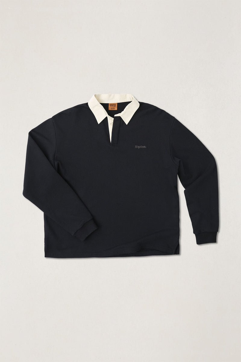 Vintage Rugby Polo Charcoal