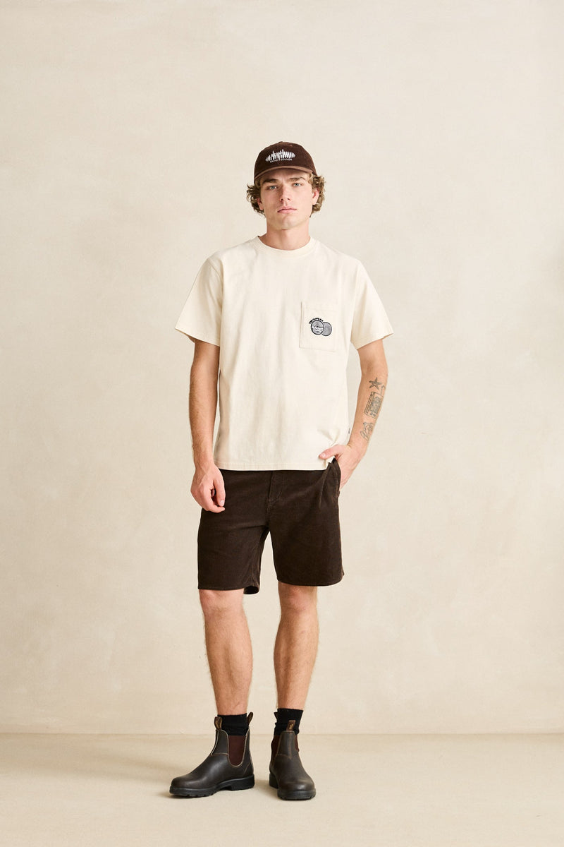 Broadcast Ss T-Shirt Natural