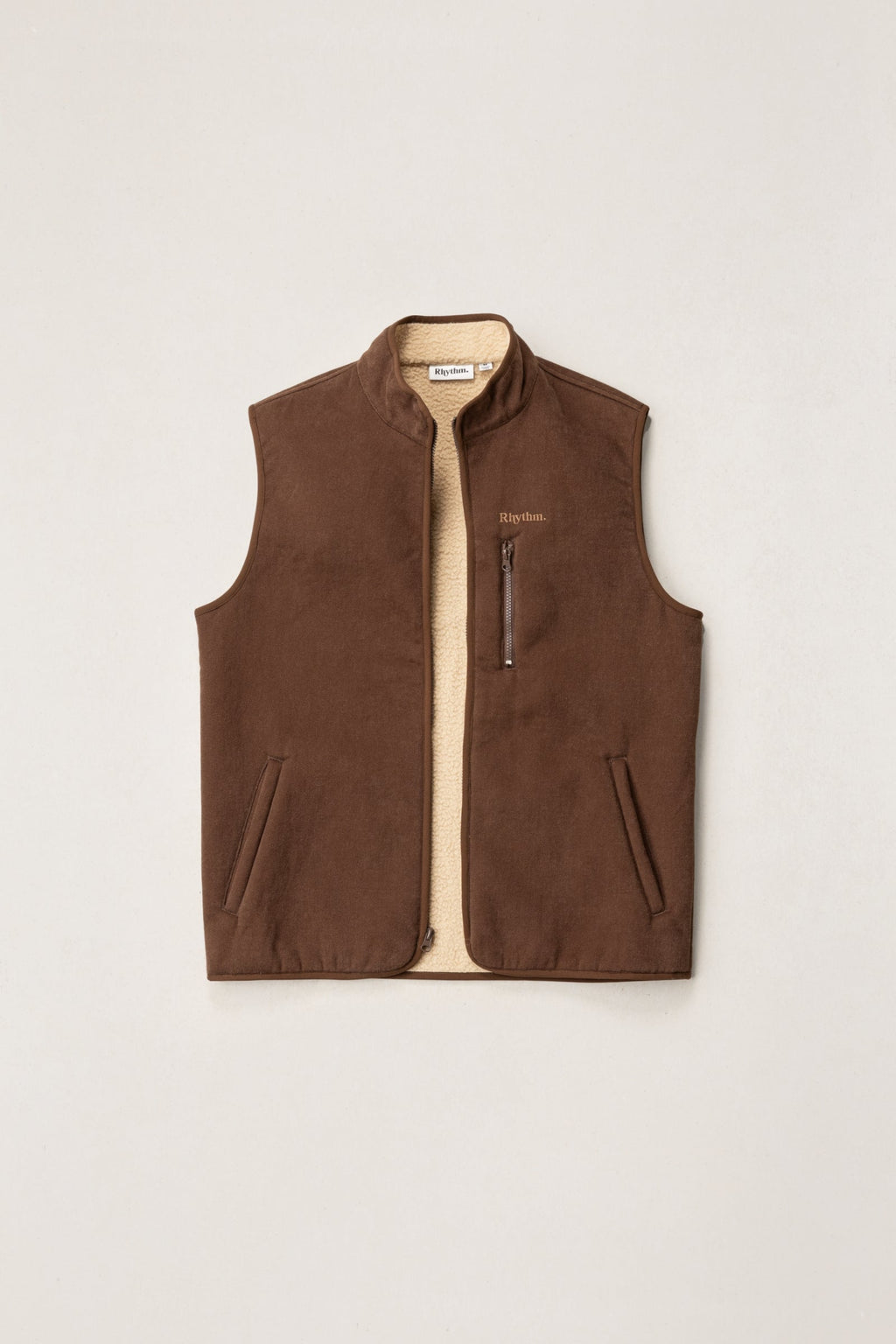 ベスト/ジレ I_am_official / quilting vest ops brown CD25M-FL09-TOB-ESSENTIAL-