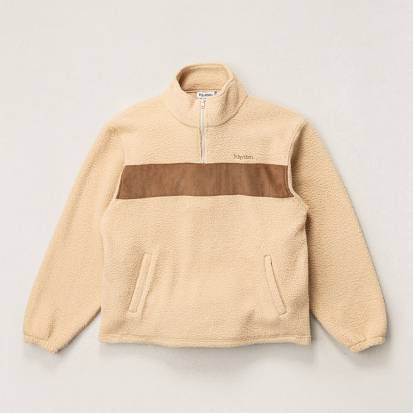 ［argue］LINEN ESSENTIAL RHYTHM JACKET Essential Quarter Zip Ecru – Rhythm US