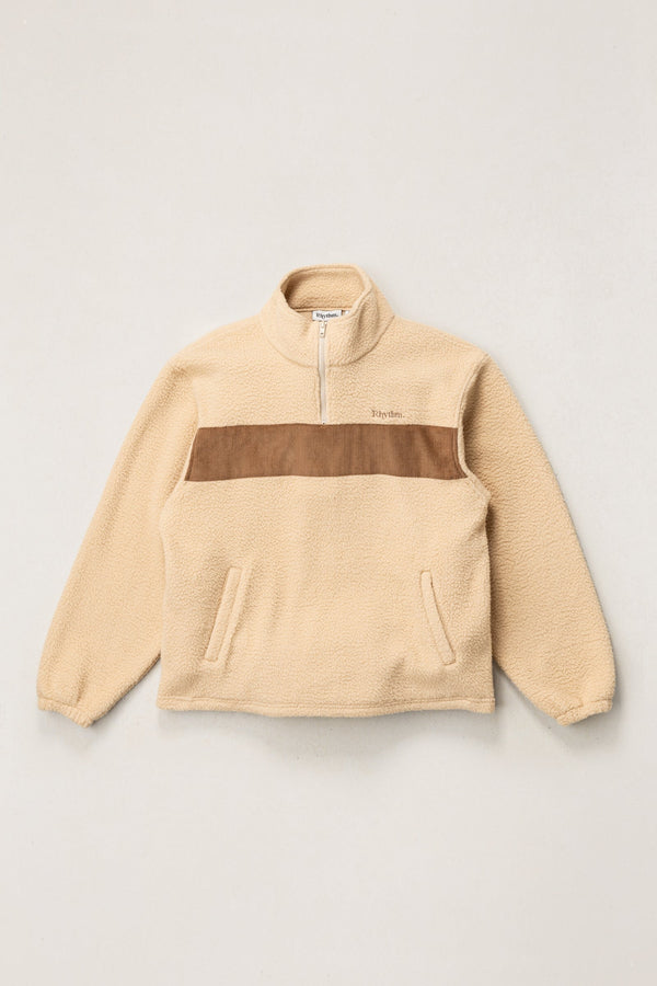 Essential Quarter Zip Ecru