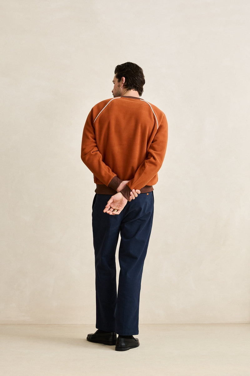 Pipe Polar Crewneck Burnt Orange