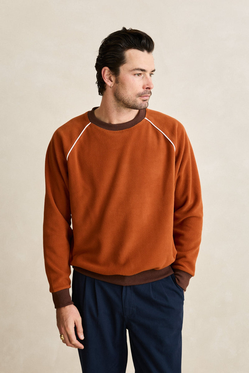 Pipe Polar Crewneck Burnt Orange