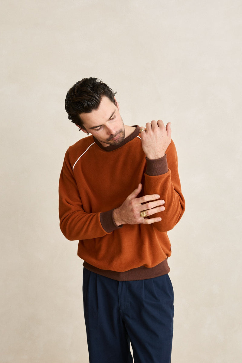 Pipe Polar Crewneck Burnt Orange