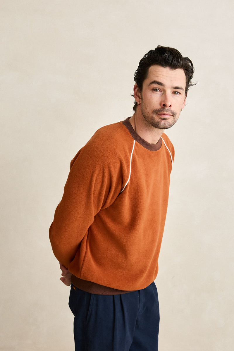 Pipe Polar Crewneck Burnt Orange