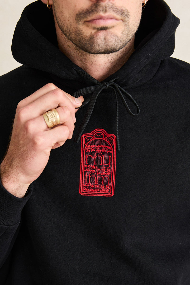 Pressed Petal Hood Black