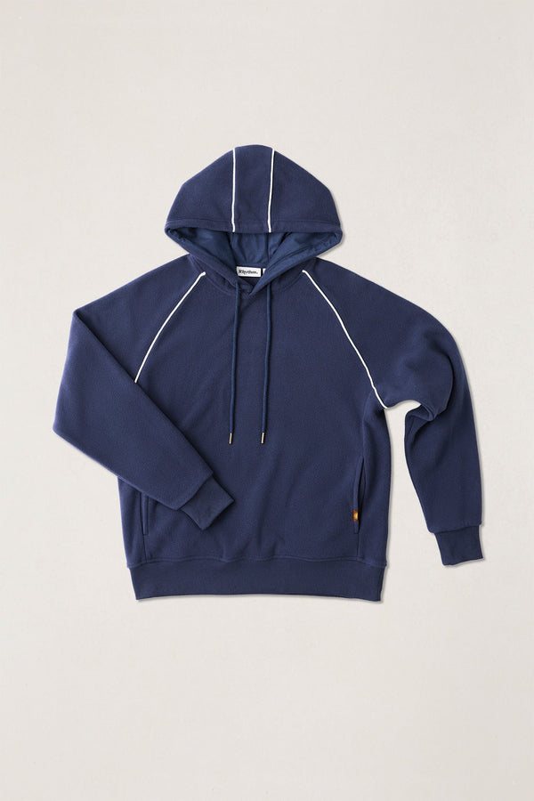 Pipe Polar Fleece Hood Navy