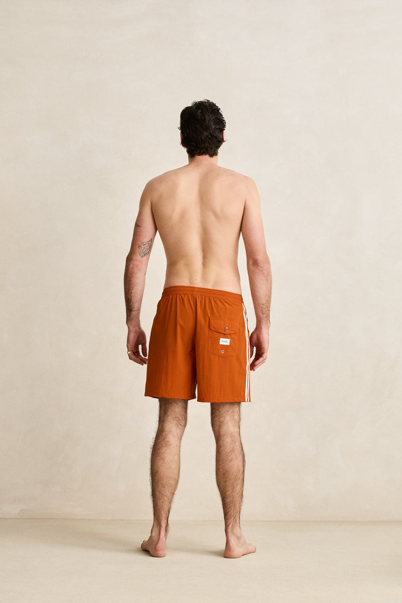 Pipe Stretch Beach Short Burnt Orange