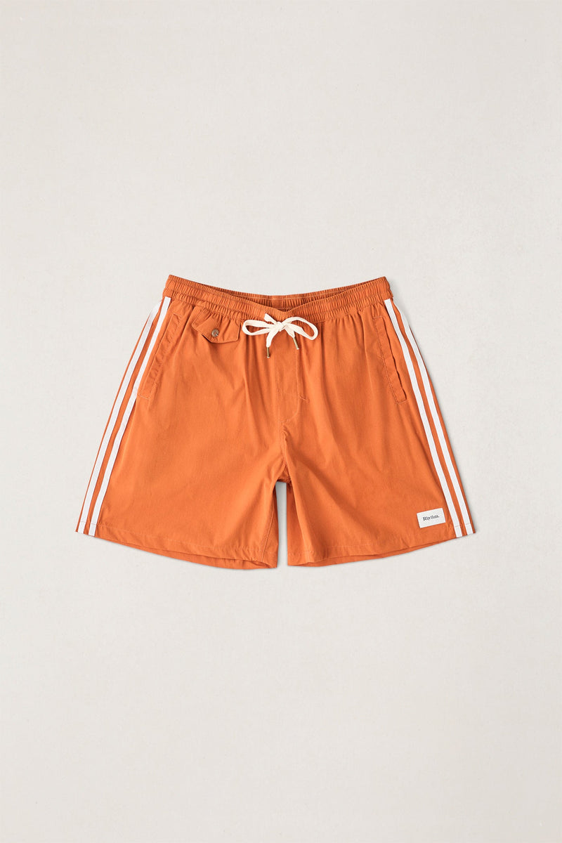 Pipe Stretch Beach Short Burnt Orange