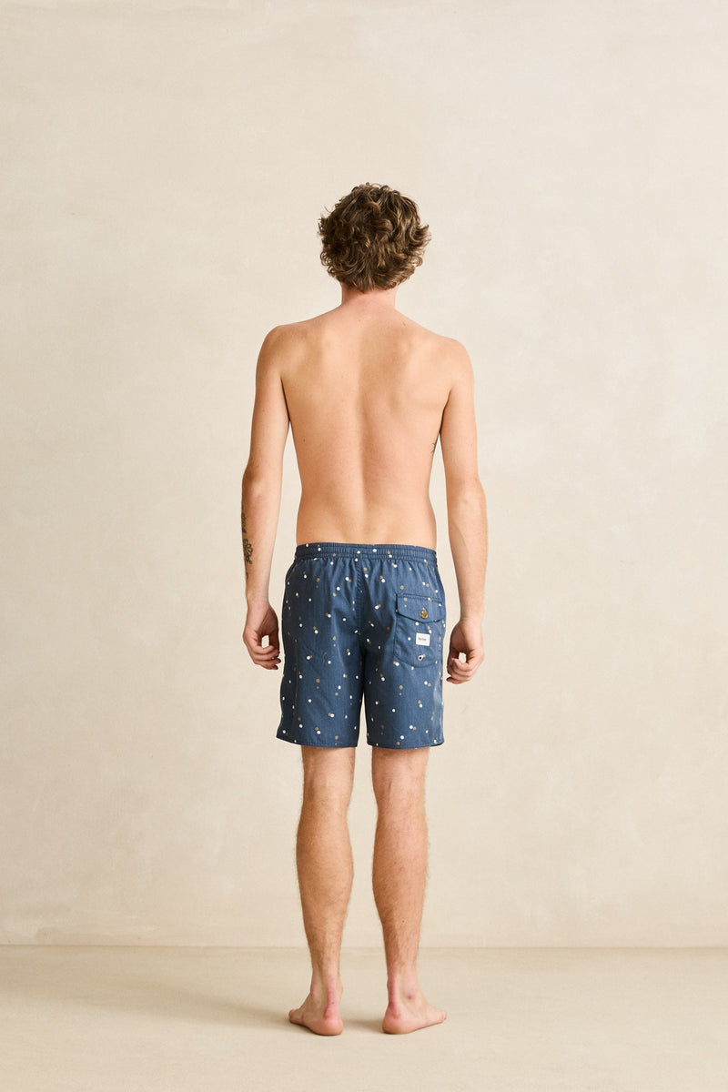 Heritage Focus Dot Beach Short Navy