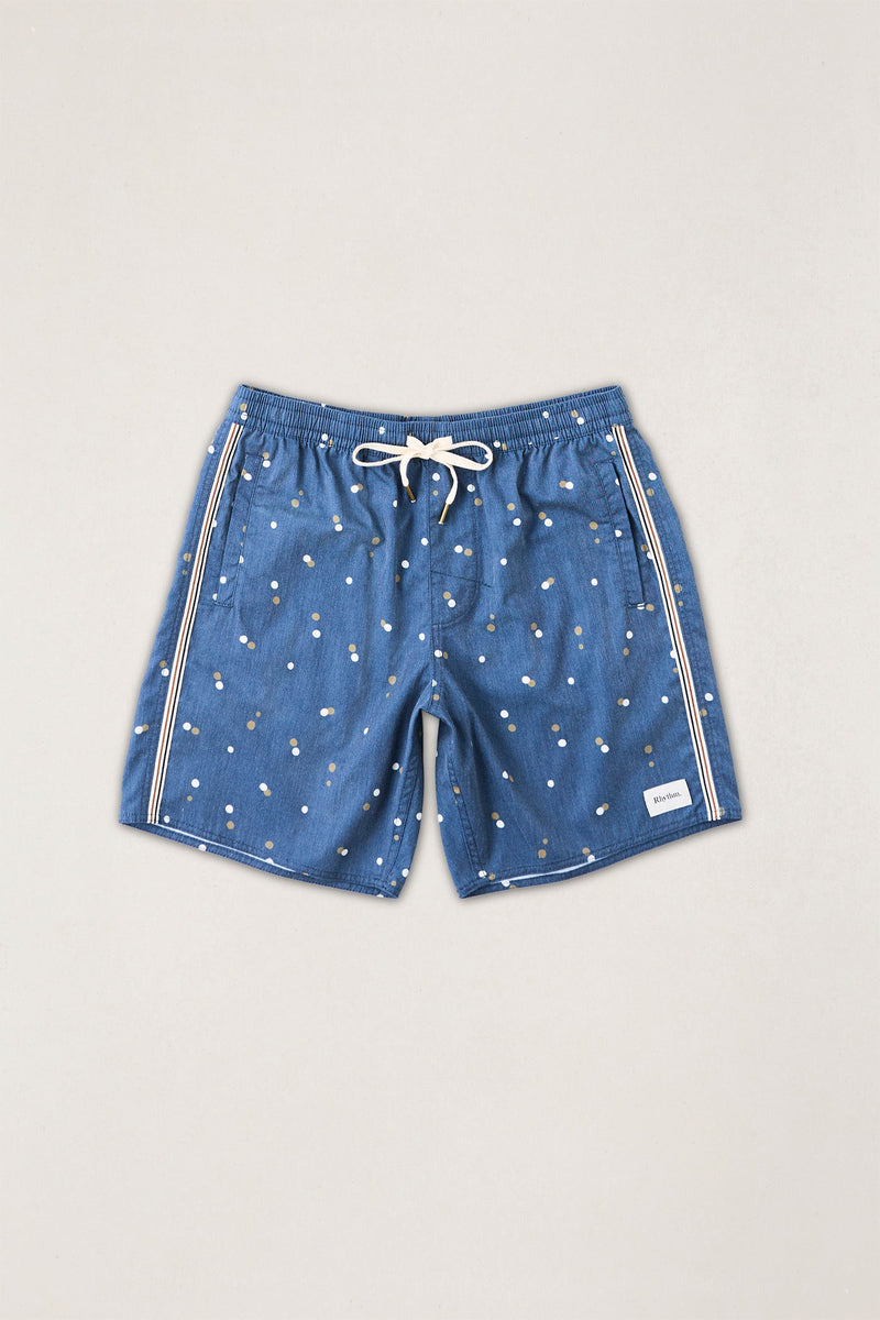 Heritage Focus Dot Beach Short Navy