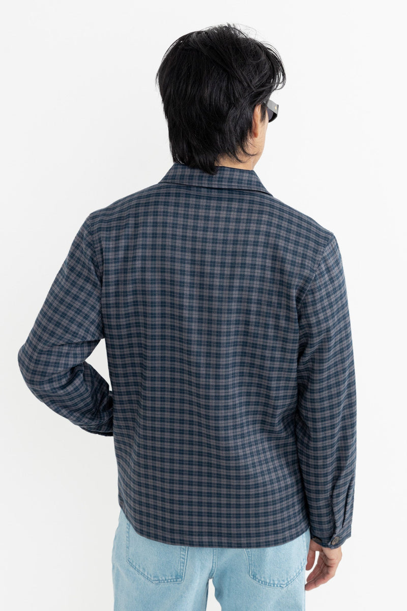 Lo-Fi Check Jacket Navy