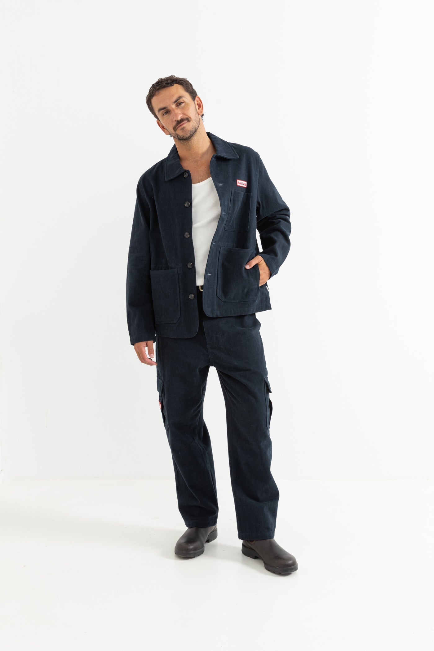 cadence×dickies MECHANICS JACKET (NAVY) LIQUI MOLY Mechanic's Jacket - Navy – LIQUI MOLY Team Store