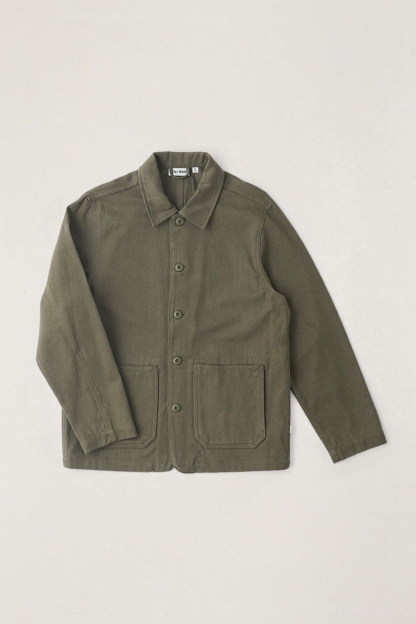 Twill Chore Coat Kelp