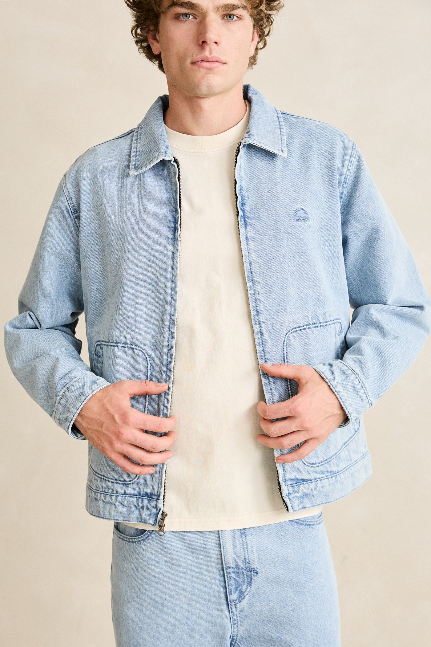 Awake Jacket Washed Indigo – Rhythm US