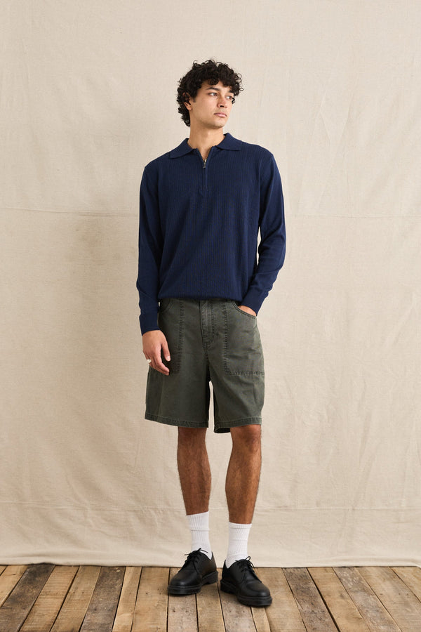 Merge Quarter Zip Knit