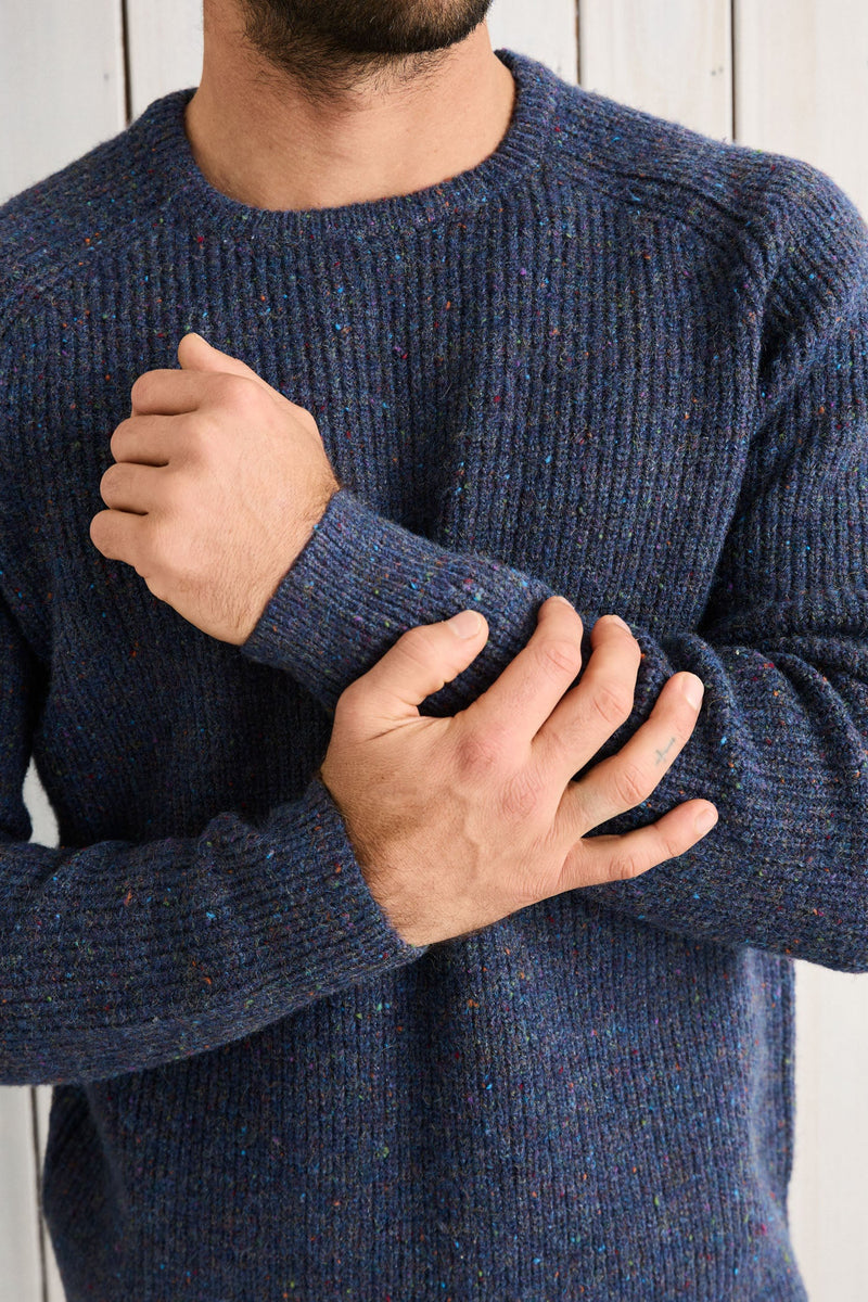 Scramble Crew Knit Navy