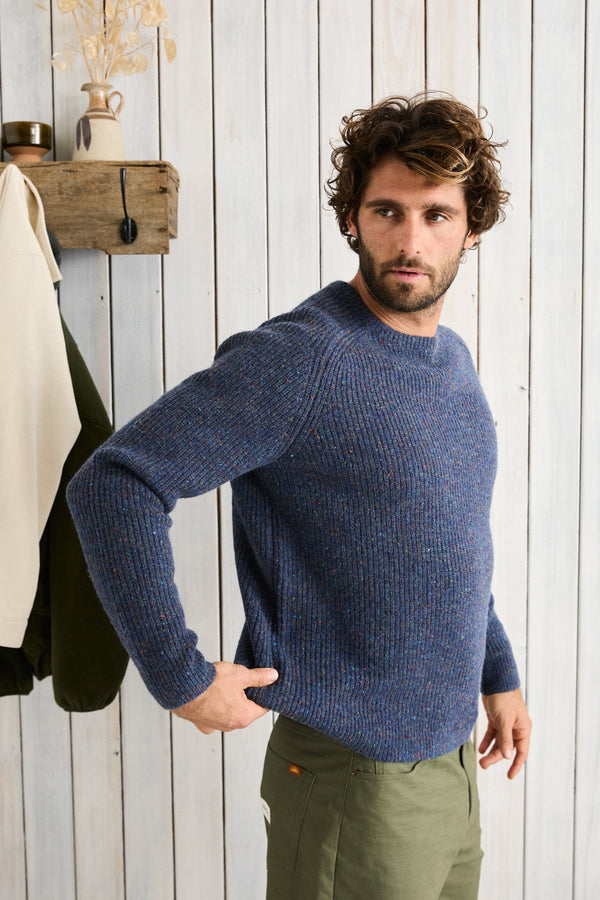 Scramble Crew Knit Navy