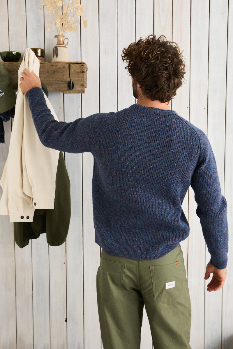 Scramble Crew Knit Navy