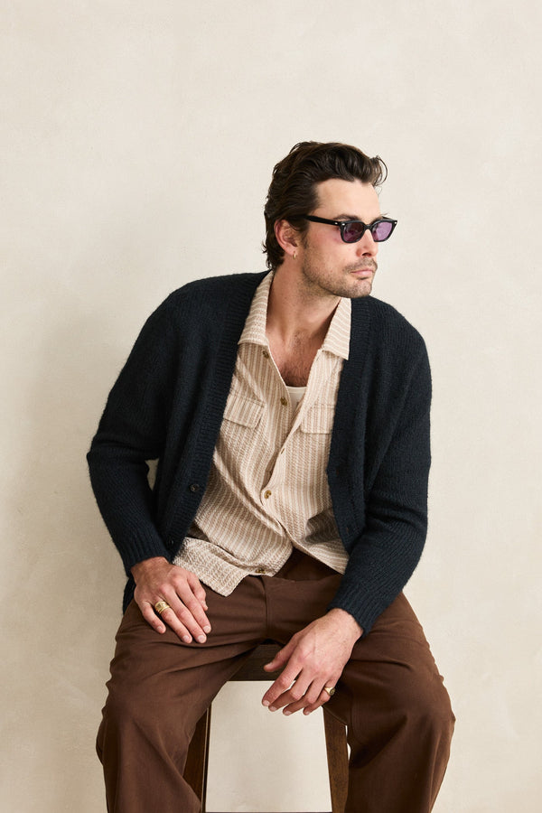 Heritage Bloom Cardigan Midnight