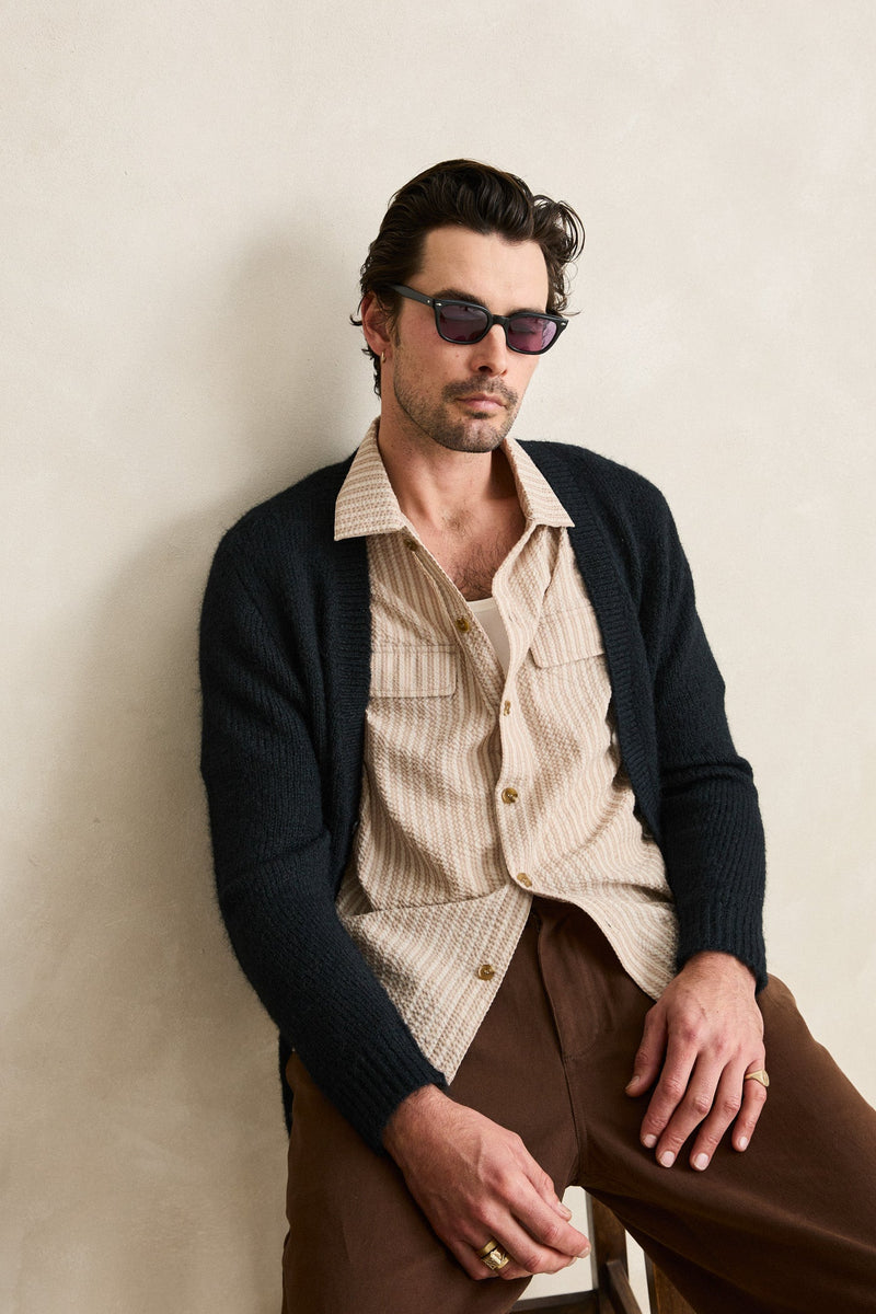Heritage Bloom Cardigan Midnight