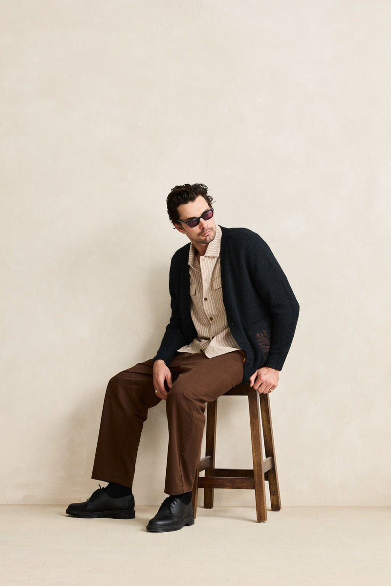 Heritage Bloom Cardigan Midnight