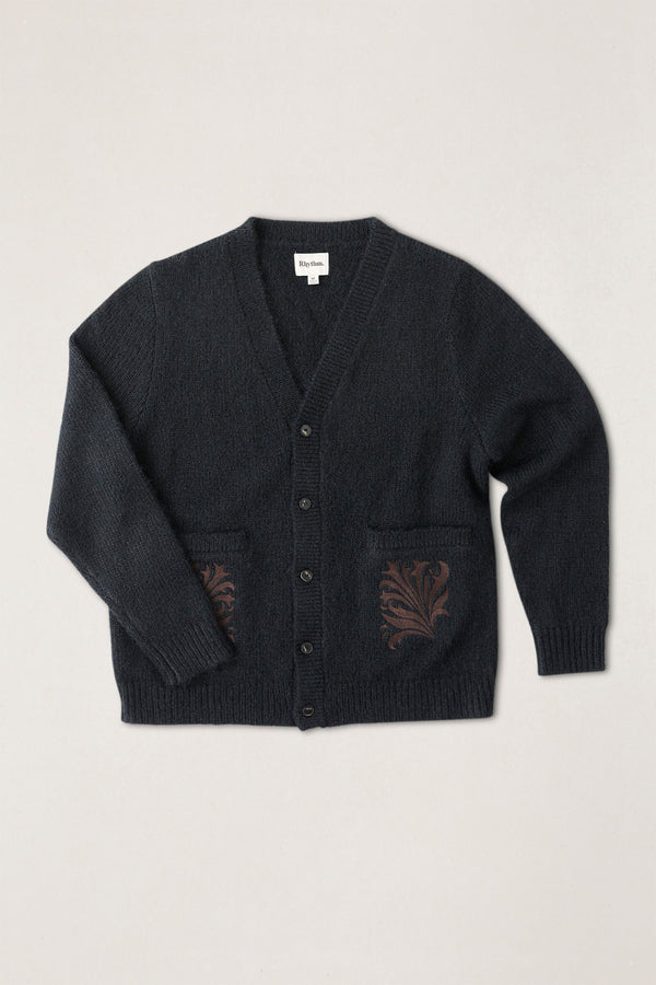 Heritage Bloom Cardigan Midnight