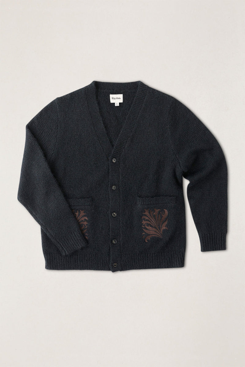 Heritage Bloom Cardigan Midnight
