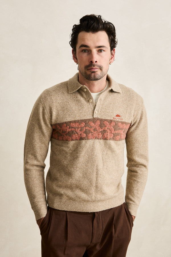 Floragraph Knit Sand