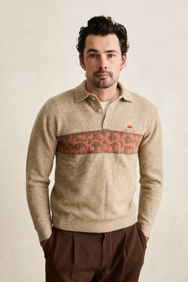 Floragraph Knit Sand