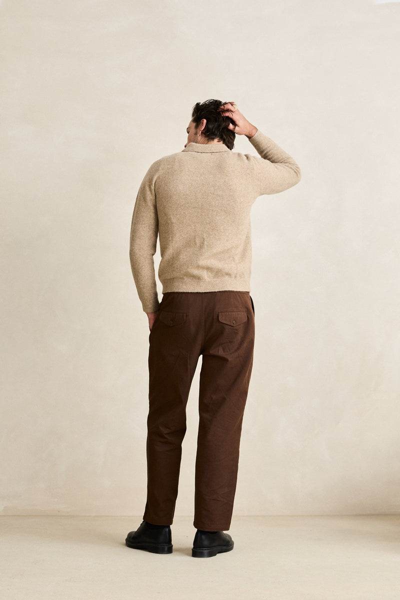 Floragraph Knit Sand
